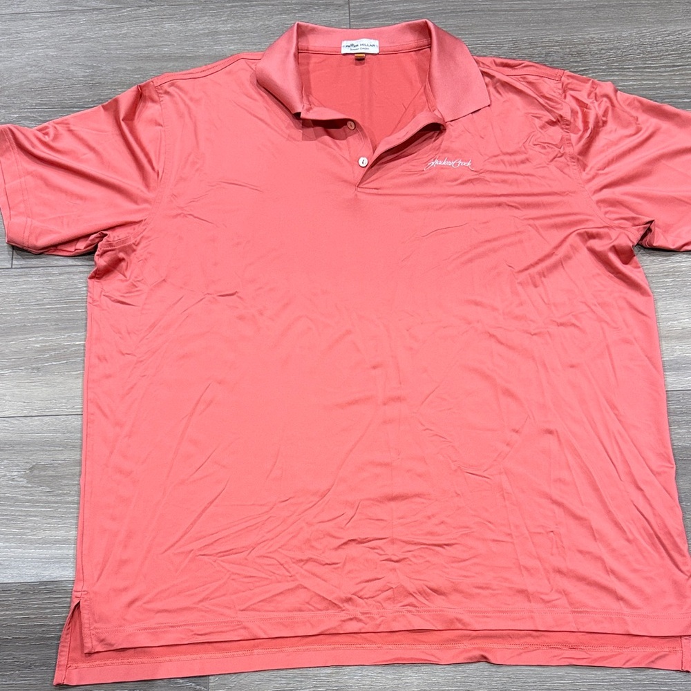 Peter Milllar Men's Coral Polo Shirt, XXL